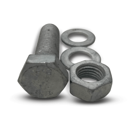 Bolts & Nuts Hot-dipped Galvanised (Grade 8.8) M20x70 (70mm.)