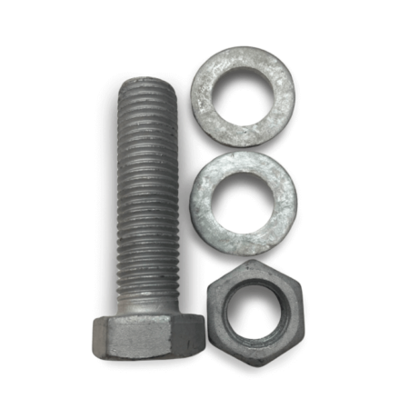 Bolts & Nuts Hot-dipped Galvanised (Grade 8.8) M20x75 (75mm.)