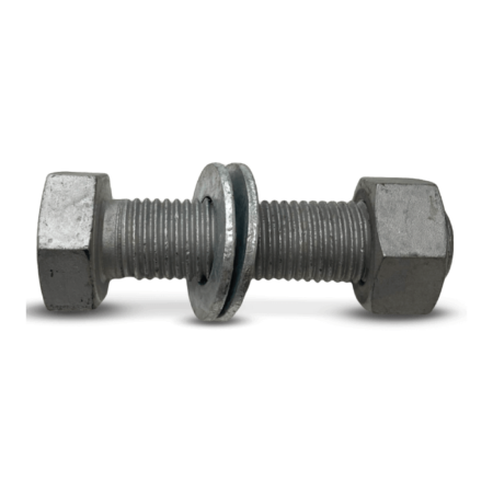 Bolts & Nuts Hot-dipped Galvanised (Grade 8.8) M30x120 (120mm.)