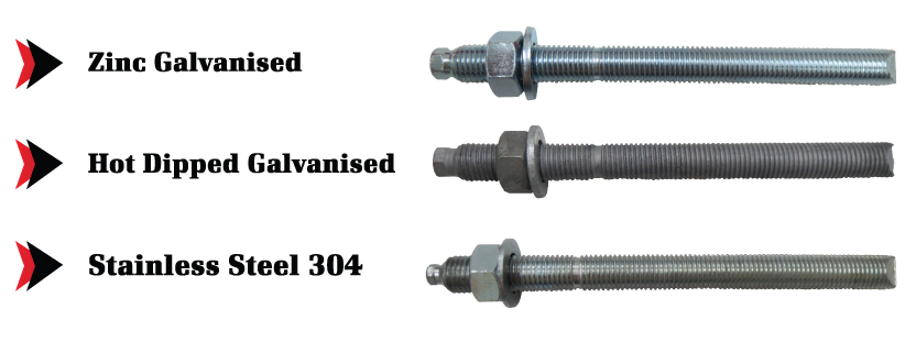 Chemical Anchor Studs supplier in Thailand - Stronghold Asia